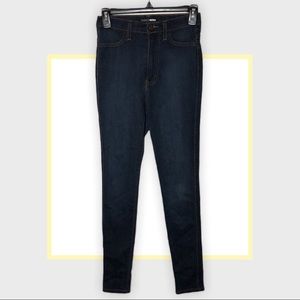 Fashion Nova dark denim high rise skinny jeans